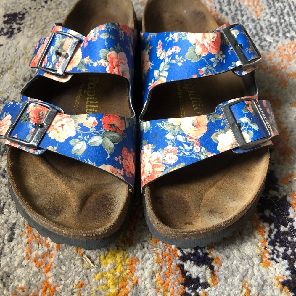 Papillo footbeds flower blue